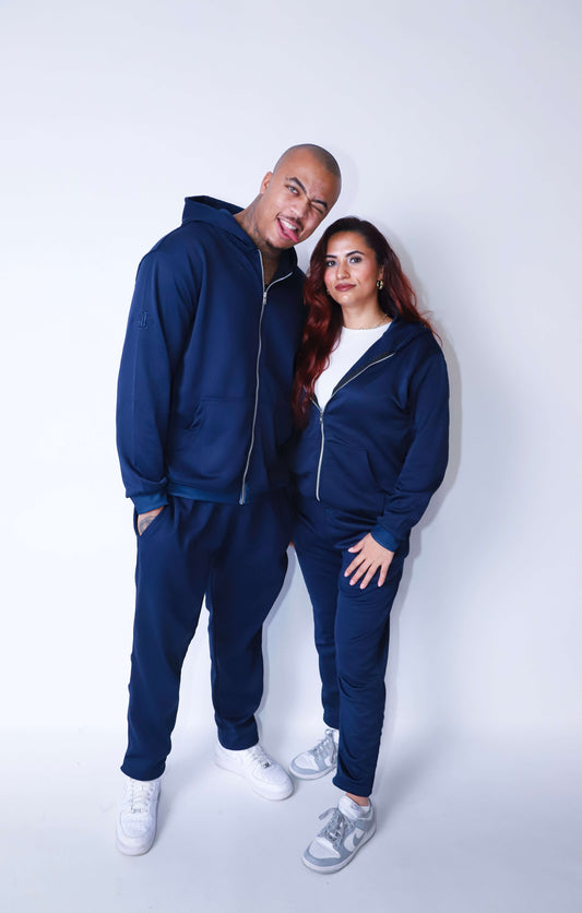 NOCTE - NAVI ZIP-HOODIE