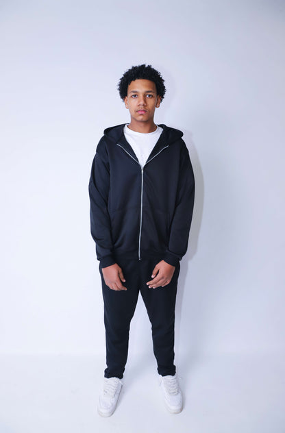 NOCTE - NERO ZIP-UP HOODIE