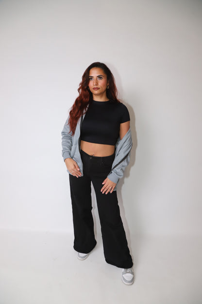 NOCTE - GRIGIO ZIP-UP HOODIE